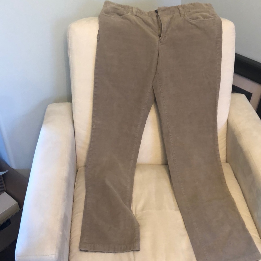 JCrew Matchstick tan corduroy jeans 30R